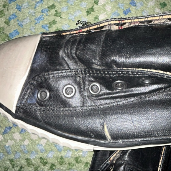 John Varvatos Bootleg Waxed
Canvas Laceless Slip-On
Sneakers men’s size‎ 7.5 - Picture 10 of 10